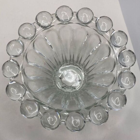 Vintage Anchor Hocking Berwick-Boopie-Clear Candle Holder (1) - Picture 5 of 5